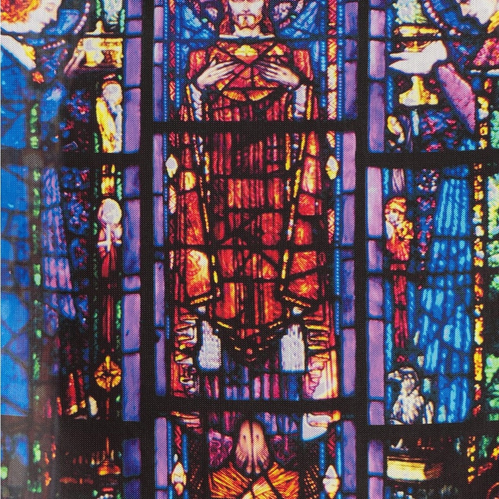 Blackmilk Adoration Of The Sacred Heart Sheer Smock Dress Stained Glass XL - Picture 6 of 11